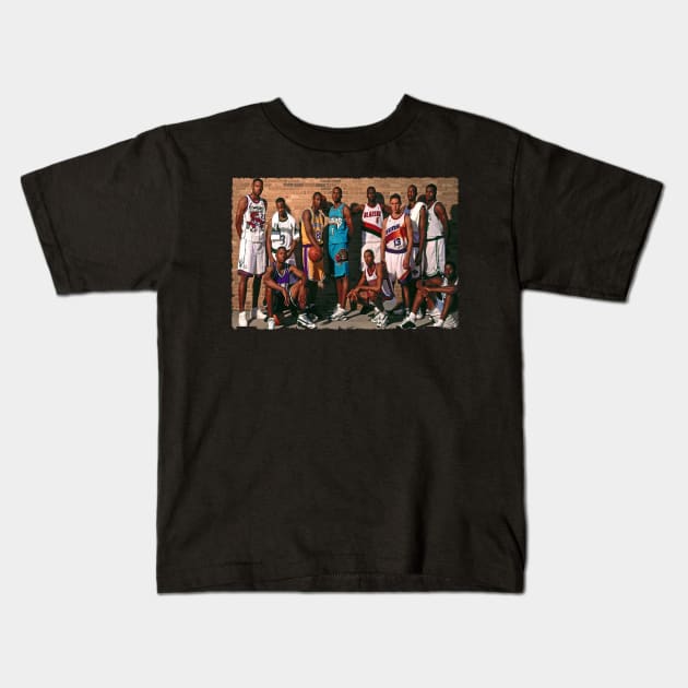 Vintage The 1996 NBA draft Kids T-Shirt by uky